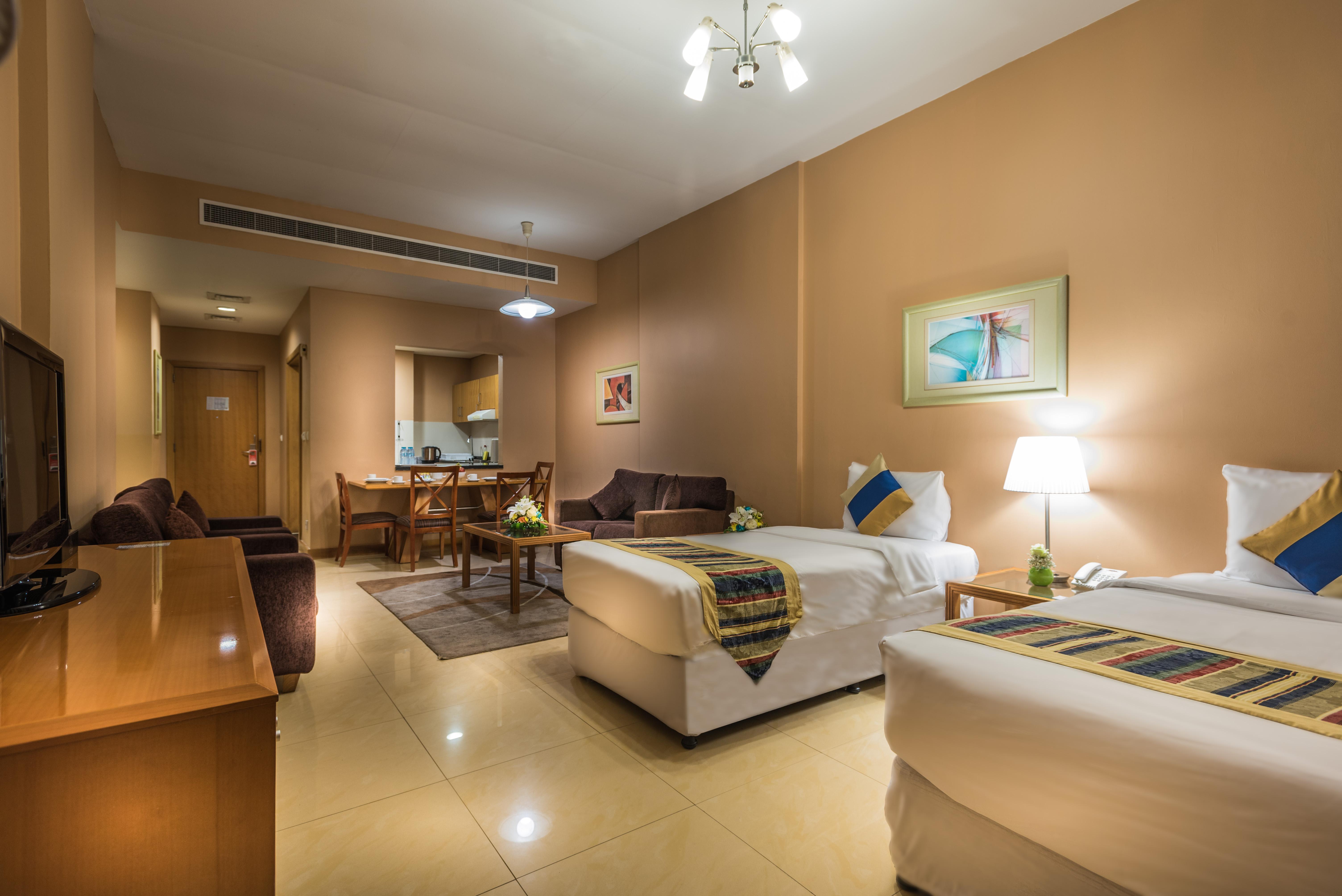 City Stay Hotel Apartment Dubai Exteriör bild
